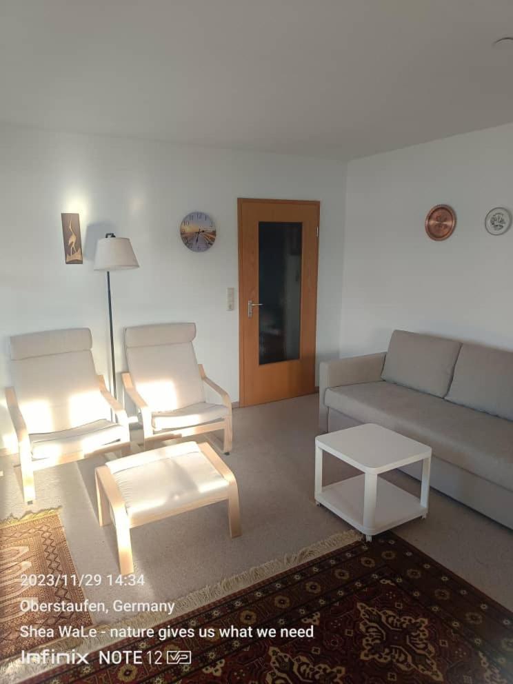 Allgaeu Vibes - Fusslaeufige Erreichbarkeit Vom Bahnhof, Mit Aussicht, Wettergeschuetzter Balkon Оберштауфен Экстерьер фото